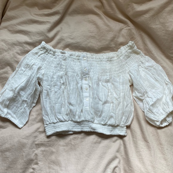 Free People Dancing Till Dawn Off Shoulder - Picture 2 of 6